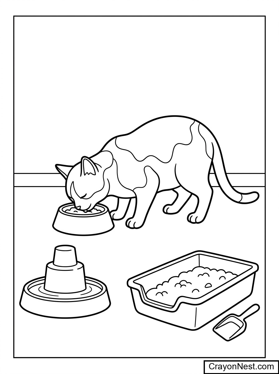 Pets colouring sheets preview