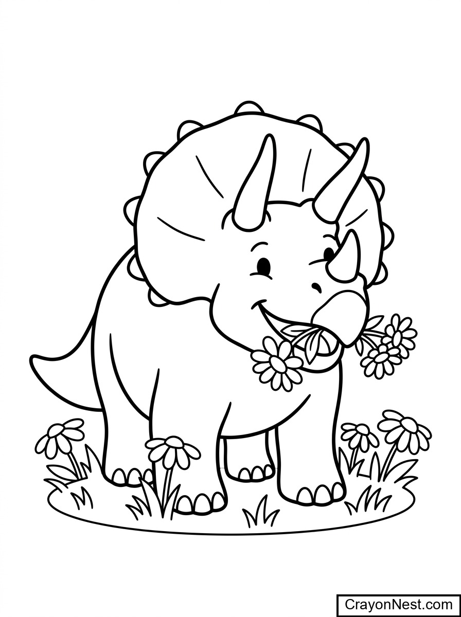 Dinosaurs and Prehistoric colouring sheets preview